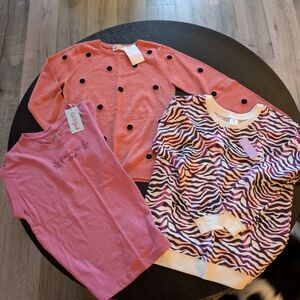 Cat & Jack Pink and Multicolor Sweater Set